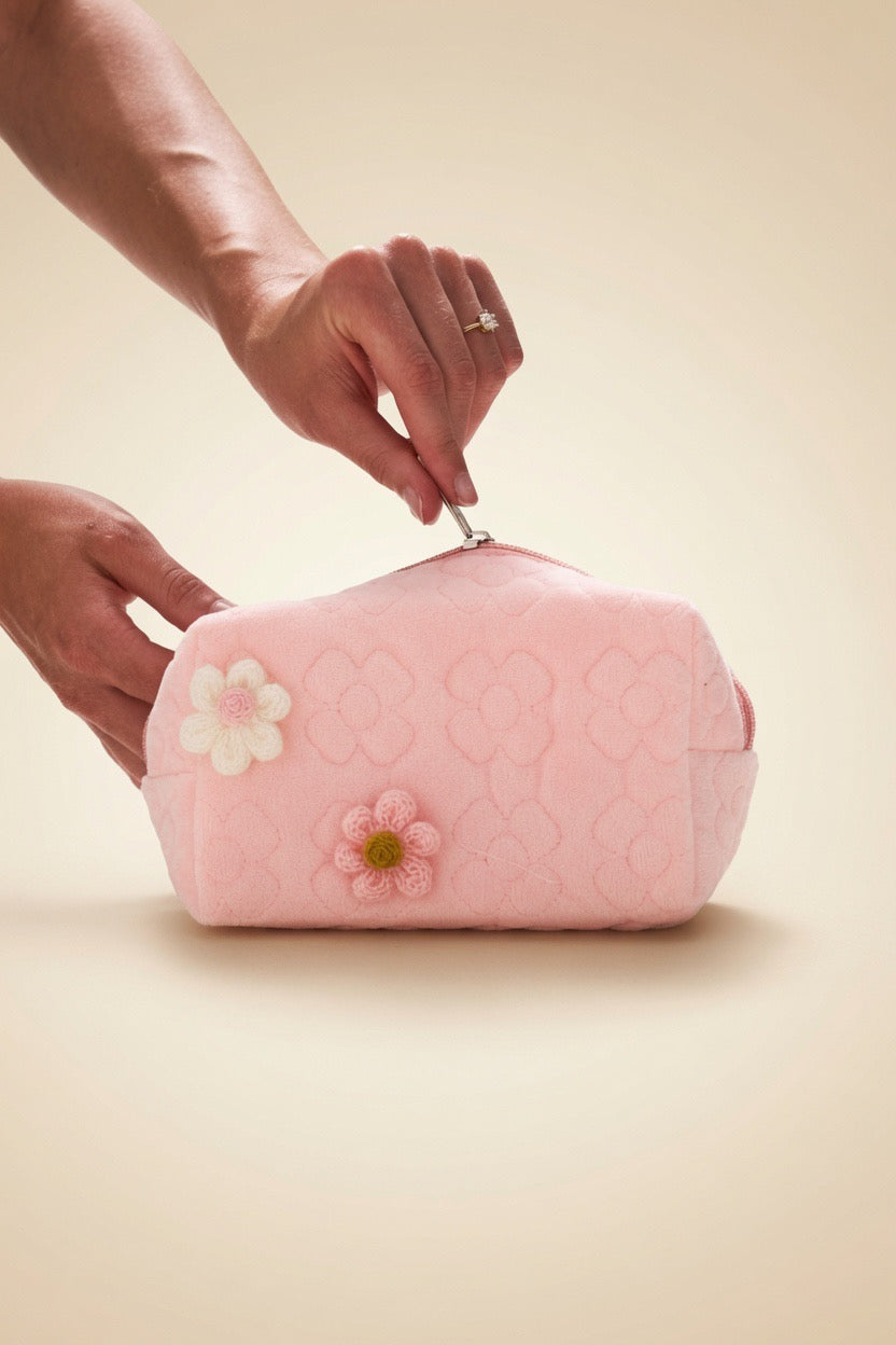 Blossom Beauty Pouch – Rosé