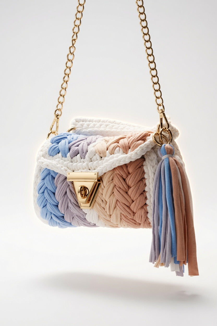 Pastel Luxe Mini Bag mit Gold-Details
